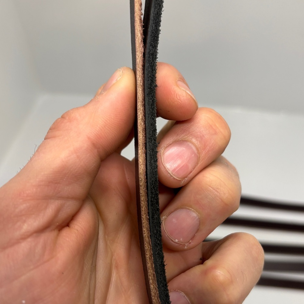 Latigo Leather Strap Bundle 12pc Brown Black Pre-Cut Leather Strips DIY Craft - Picture 8 of 13